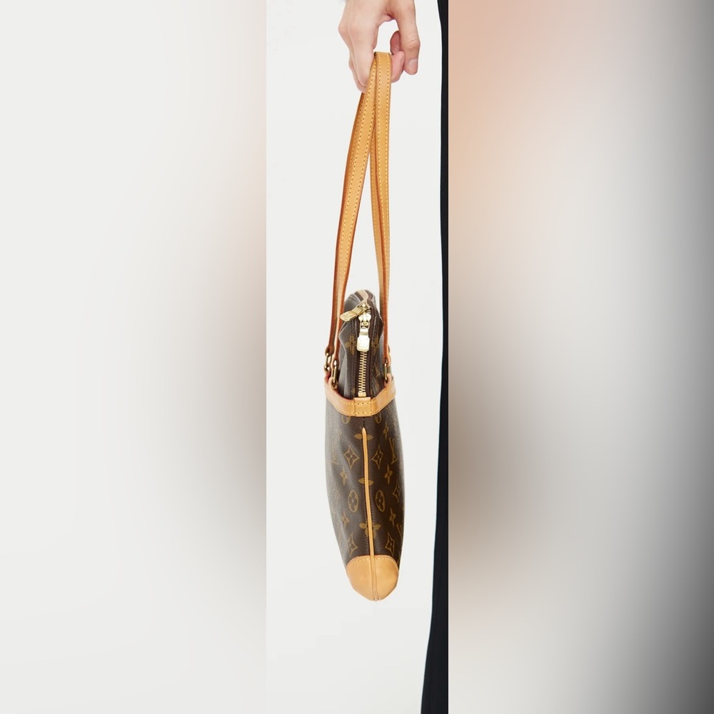 Authentic Louis Vuitton Vintage Coussin Shoulder Bag GM Brown Canvas Monogram - Picture 11 of 12